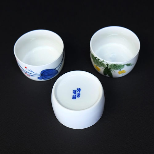 Белые пиалы в ассортименте, 100 мл