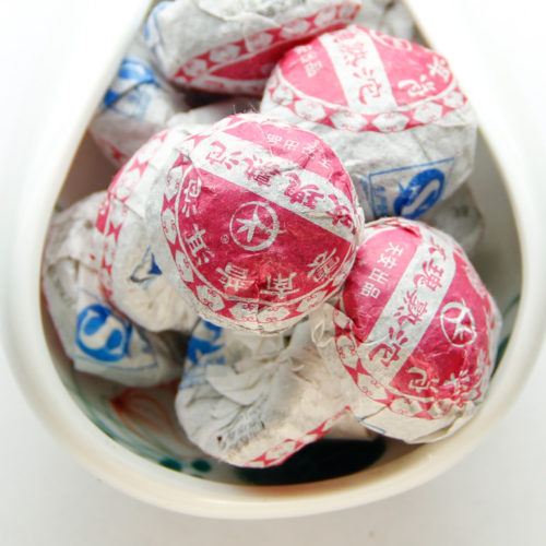 Мини То с розой Шу Пуэр 玫瑰迷你熟沱