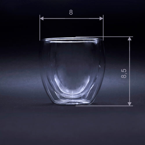 Стакан из двойного стекла, 250 мл