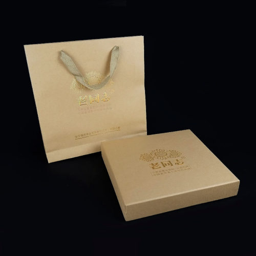 Коробка Лао Тун Чжи золотая