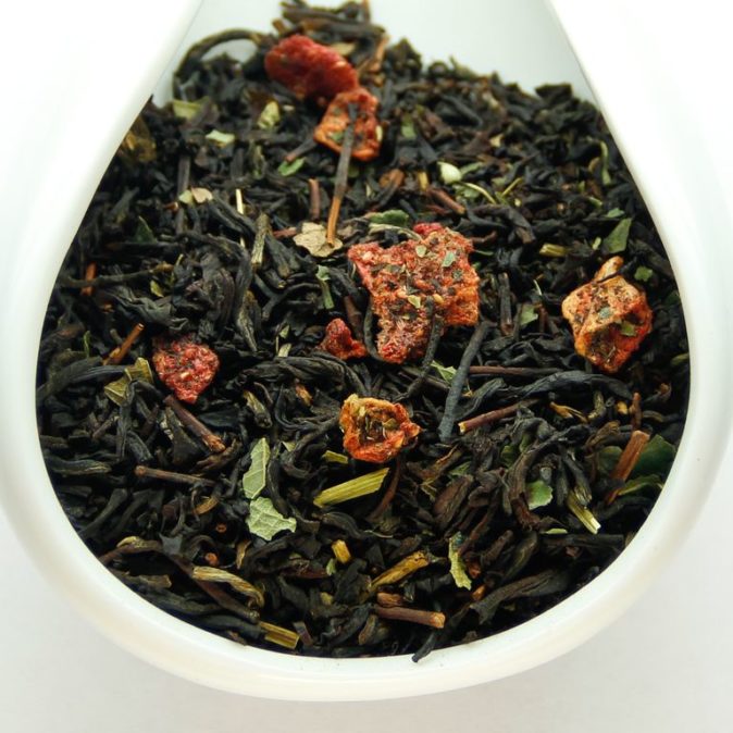 Чай чёрный ароматизированный “Груша-гранат”